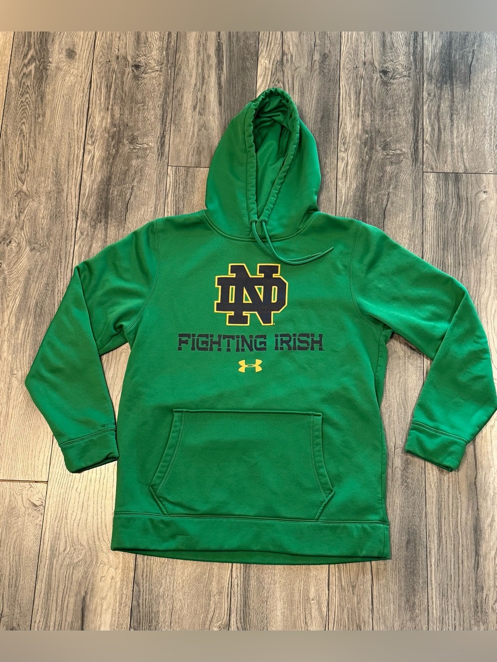 Under Armour Notre Dame Fighting Irish Green Hoodie Men’s Medium
